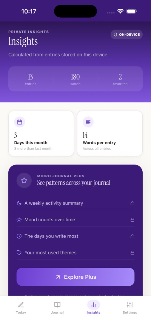 Micro Journal screenshot 3